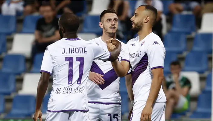 Hasil Sassuolo melawan Fiorentina dengan skor 1-3: La Viola Bekuk 9 pemain tuan rumah